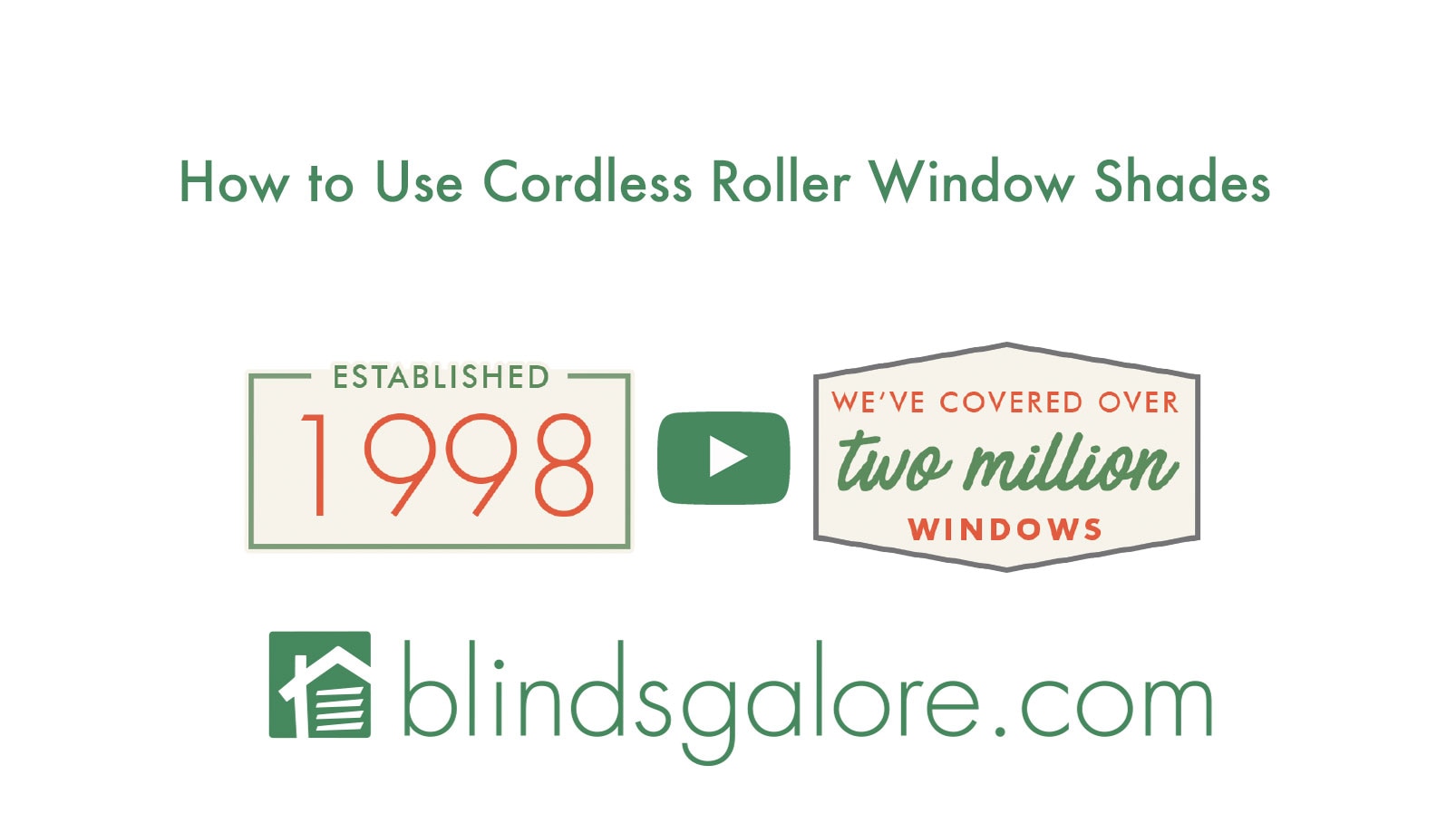 how to use cordless roller shades
